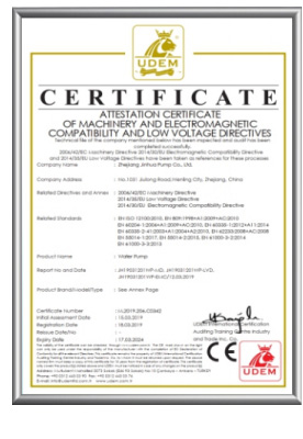 Certifications